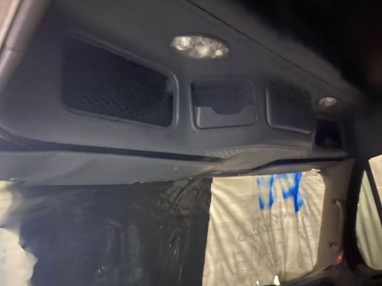 Picture of Used 2017 Freightliner Cascadia 125, Overhead Storage Compartments, grey, plastic, net compartments, two auxiliary compartments, one glove box,
 
(CRG Heavy Truck Parts)
*F56166*