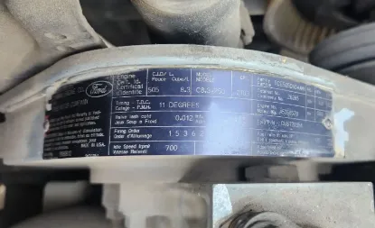 Picture of (Used) 1996 Cummins ISC MECHANICAL PUMP ENGINE ASSEMBLY