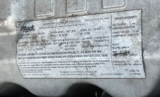 Picture of (Used) 2010 Mack MP7