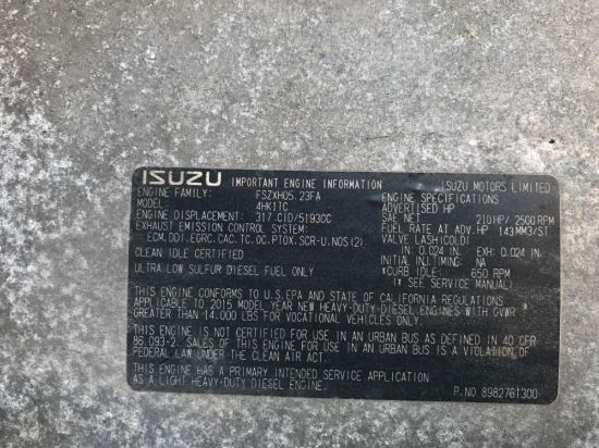 Picture of (USED) 2015 Isuzu 4HK1