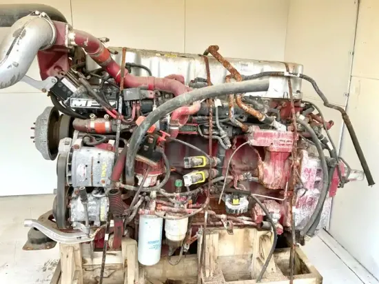 Picture of (USED) 2012 Complete Engine.
Engine Serial # 543219
Engine Family # CVPTH10.8S01
Engine HP: 395
Displacement: 10.8L
CPL/AR:5432
E.C.S.: TC, CAC, EGR, DDI, ECM, DOC, PTOX, SCR, AMOX
Tested and Runs GREAT!!!
To find out more about this engine, give us a call. 


