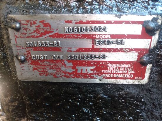 Picture of (Used) 1994  Spicer/TTC, TRANSMISSION ASSEMBLY