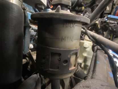 Picture of (Used) 2004 International 4400, POWER STEERING RESERVOIR,
Shape: Cylinder,
Material: Plastic,
Color: White,
 

 
