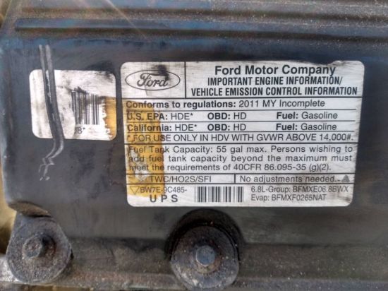 Picture of (Used) 2011 Ford, ENGINE ASSEMBLY