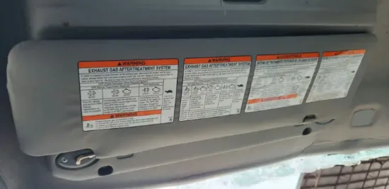 Picture of (Used) 2018 Hino 155, SUN VISOR