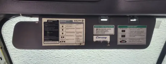 Picture of (Used) 2014 Freightliner Cascadia 113, SUN VISOR