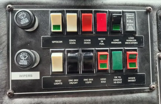 Picture of (Used) 2008 Pierce Saber, MISCELLANEOUS DASH SWITCHES