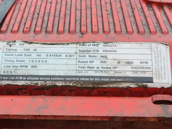 Picture of (Used) 2008 Cummins ISX, ENGINE ASSEMBLY