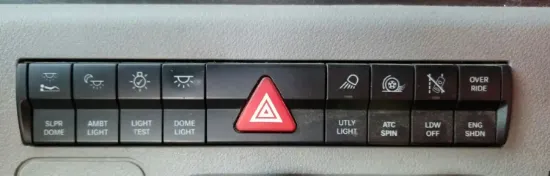 Picture of (Used) 2021 Freightliner Cascadia 126, MISCELLANEOUS DASH SWITCHES