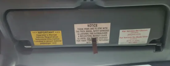 Picture of (Used) 2006 International 4300, SUN VISOR