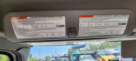 Picture of (Used) 2012 Hino 338, OVERHEAD STORAGE CONSOLE