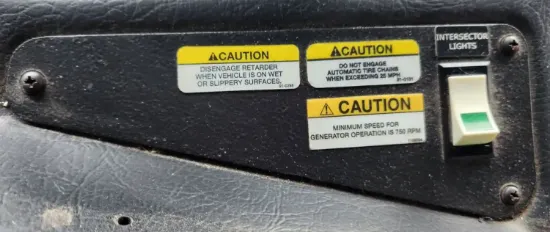 Picture of (Used) 2009 Pierce Custom Contender, MISCELLANEOUS DASH SWITCHES