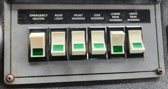 Picture of (Used) 2009 Pierce Custom Contender, MISCELLANEOUS DASH SWITCHES