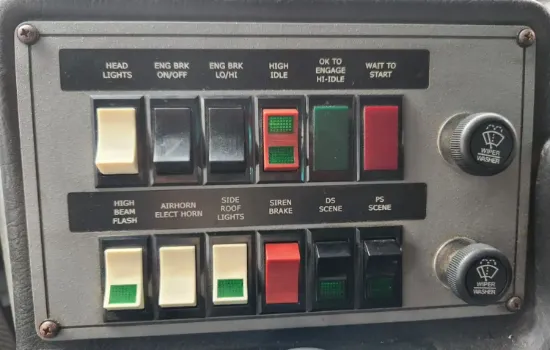 Picture of (Used) 2009 Pierce Custom Contender, MISCELLANEOUS DASH SWITCHES