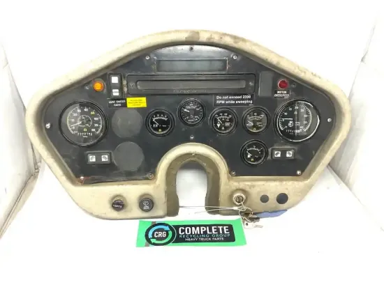 Picture of (Used) 2010 Allianz Madvac INSTRUMENT PANEL : 
Gauges: Speedometer, Battery Voltage, DEF Level, Coolant Temperature, Oil Pressure, Fuel Level, RPM, Lights, Wiper/Washer, 
Switches: Brushes
 


