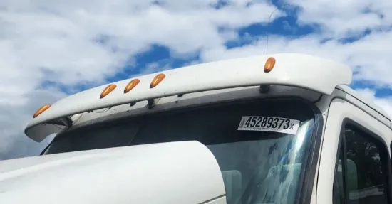 Picture of (Used) 2012 Freightliner Cascadia 125, EXTERIOR SUN VISOR