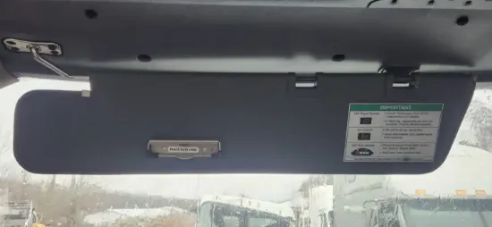 Picture of (Used) 2013 Freightliner Cascadia 125, SUN VISOR