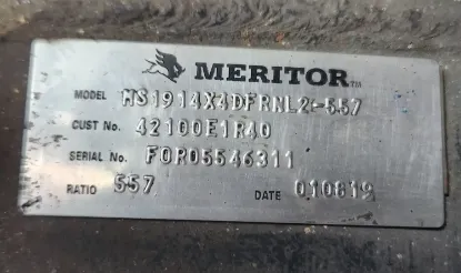 Picture of (Used) 2020 Hino 268, COMPLETE REAR DIFFERENTIAL