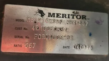 Picture of (Used) 2017 Hino 268, COMPLETE REAR DIFFERENTIAL