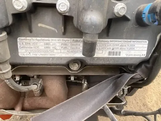 Picture of (Used) 2020 Ford 7.3L Gas, ENGINE ASSEMBLY