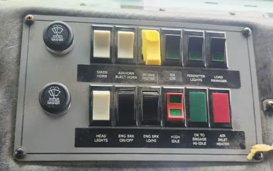 Picture of (Used) 2008 Pierce Custom Contender, MISCELLANEOUS DASH SWITCHES