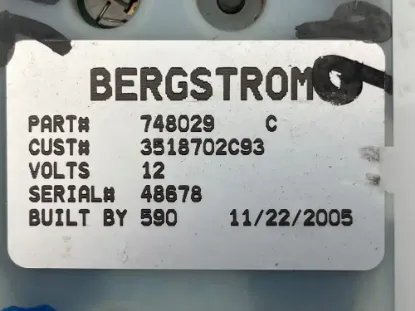 Picture of (Used) 2006 International 9200I, TEMPERATURE CONTROL ASSEMBLY