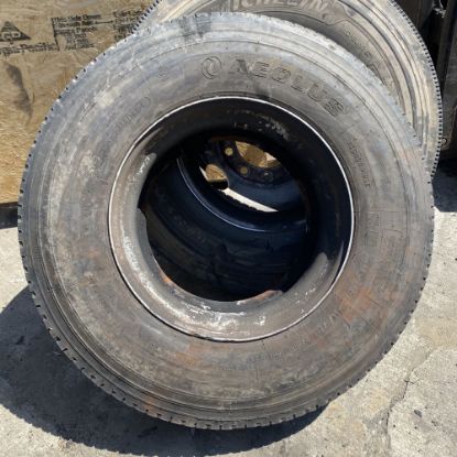 Picture of (Single) AEOLUS HN308 TIRE,
Size: 11R22.5,
Condition: Virgin,
Tread Left: 7