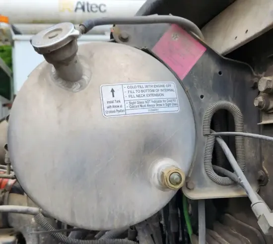 (Used) 2006 Mack CV713 Granite, RADIATOR OVERFLOW BOTTLE/COOLANT ...