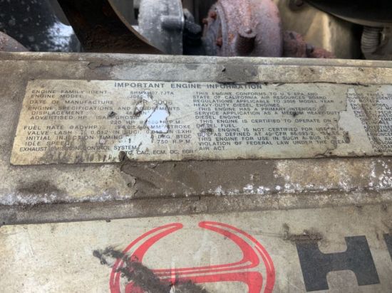 Picture of (Core) 2007 Hino 268, ENGINE ASSEMBLY