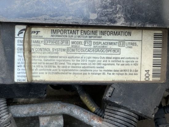 Picture of (Core) 2012 Mitsubishi F1C ENGINE ASSEMBLY 