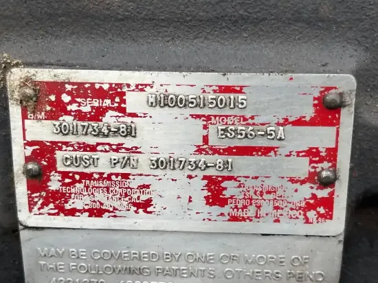 Picture of (Used) 1996 Spicer/TTC (MT), TRANSMISSION ASSEMBLY-  