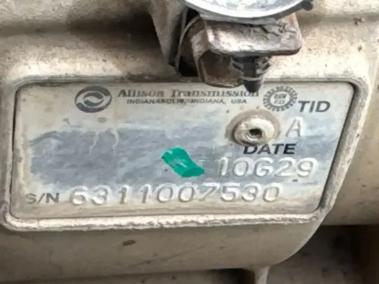 Picture of (Used) 2010 Allison, TRANSMISSION ASSEMBLY- 