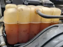 Picture of (Used) 2018 Ford F-750, RADIATOR OVERFLOW BOTTLE/COOLANT RESERVOIR