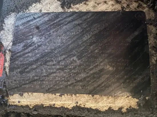 Picture of (Used) 2006 Mercedes OM904LA, ENGINE ASSEMBLY