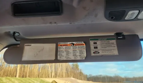 Picture of (Used) 2012 Freightliner 114SD, SUN VISOR
