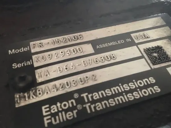 Picture of (Used) 2013 Eaton/Fuller (MT), TRANSMISSION ASSEMBLY-  