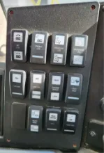 Picture of (Used) 2021 MCI D4505, MISCELLANEOUS DASH SWITCHES