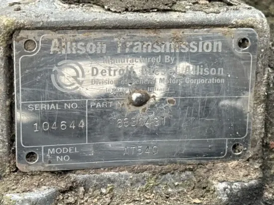 Picture of (Used) 1978 ALLISON (AT), TRANSMISSION ASSEMBLY