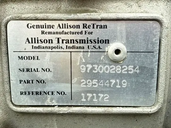 Picture of (Used) Allison (AT), TRANSMISSION ASSEMBLY