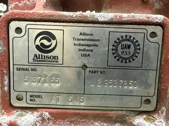 Picture of (Used) 1999 Allison (AT), TRANSMISSION ASSEMBLY