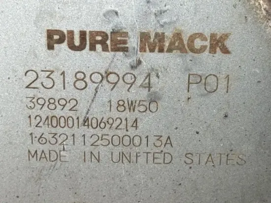 Picture of (Used) 2019 Mack Anthem, DIESEL PARTICULATE FILTER