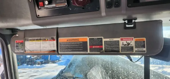 Picture of (Used) 2008 Mack GU813, SUN VISOR