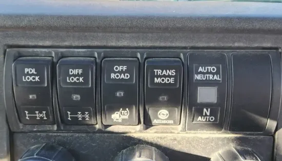 Picture of (Used) 2021 International HV613, MISCELLANEOUS DASH SWITCHES