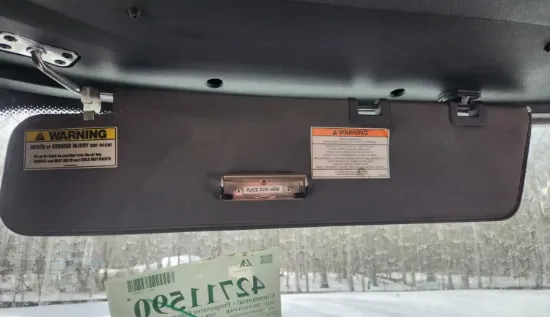 Picture of (Used) 2024 Freightliner Cascadia 116 Day Cab, SUN VISOR