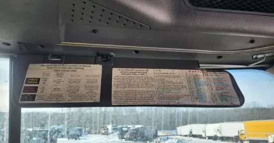 Picture of (Used) 2015 Freightliner Cascadia 125, SUN VISOR