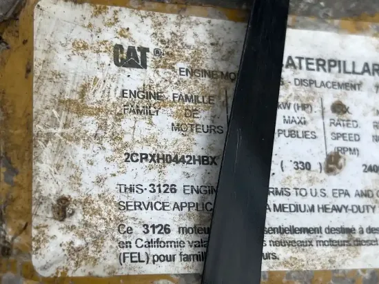 Picture of (Used) 2002 Caterpillar 3126, ENGINE ASSEMBLY