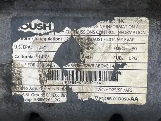 Picture of (Used) 2014 Ford 6.8LPG, ENGINE ASSEMBLY