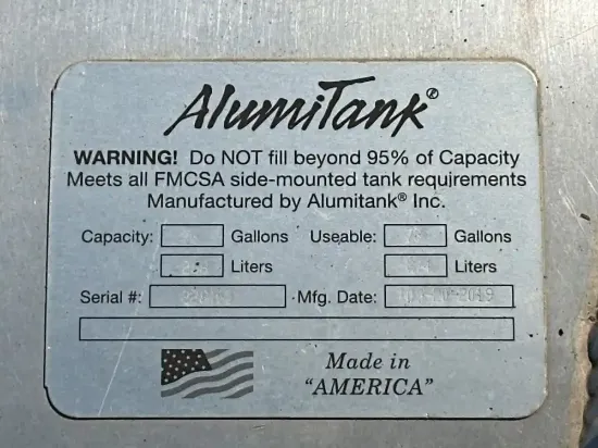 Picture of (Used) 2013 Mack CXU612, FUEL TANK- 