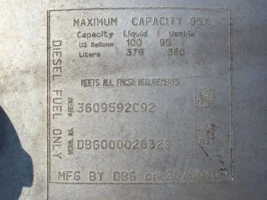 Picture of (Used) 2009 International Prostar, FUEL TANK- 