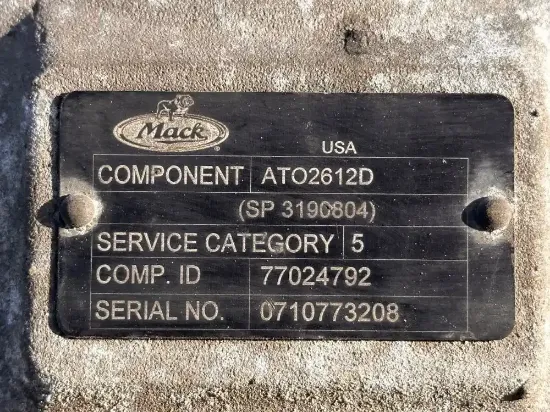 Picture of (Used) 2015 Mack (AT), TRANSMISSION ASSEMBLY